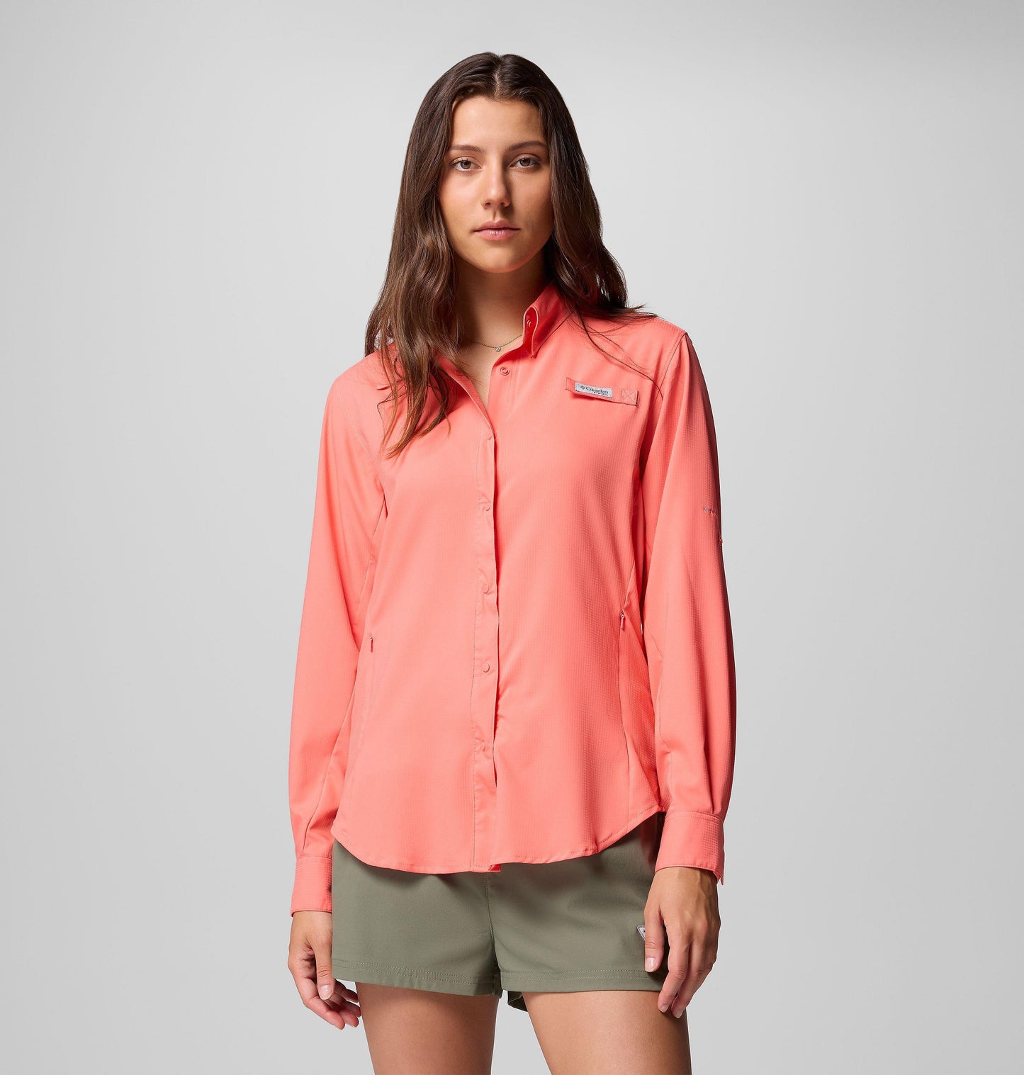Camisa Columbia Dama 1275701-854 frente