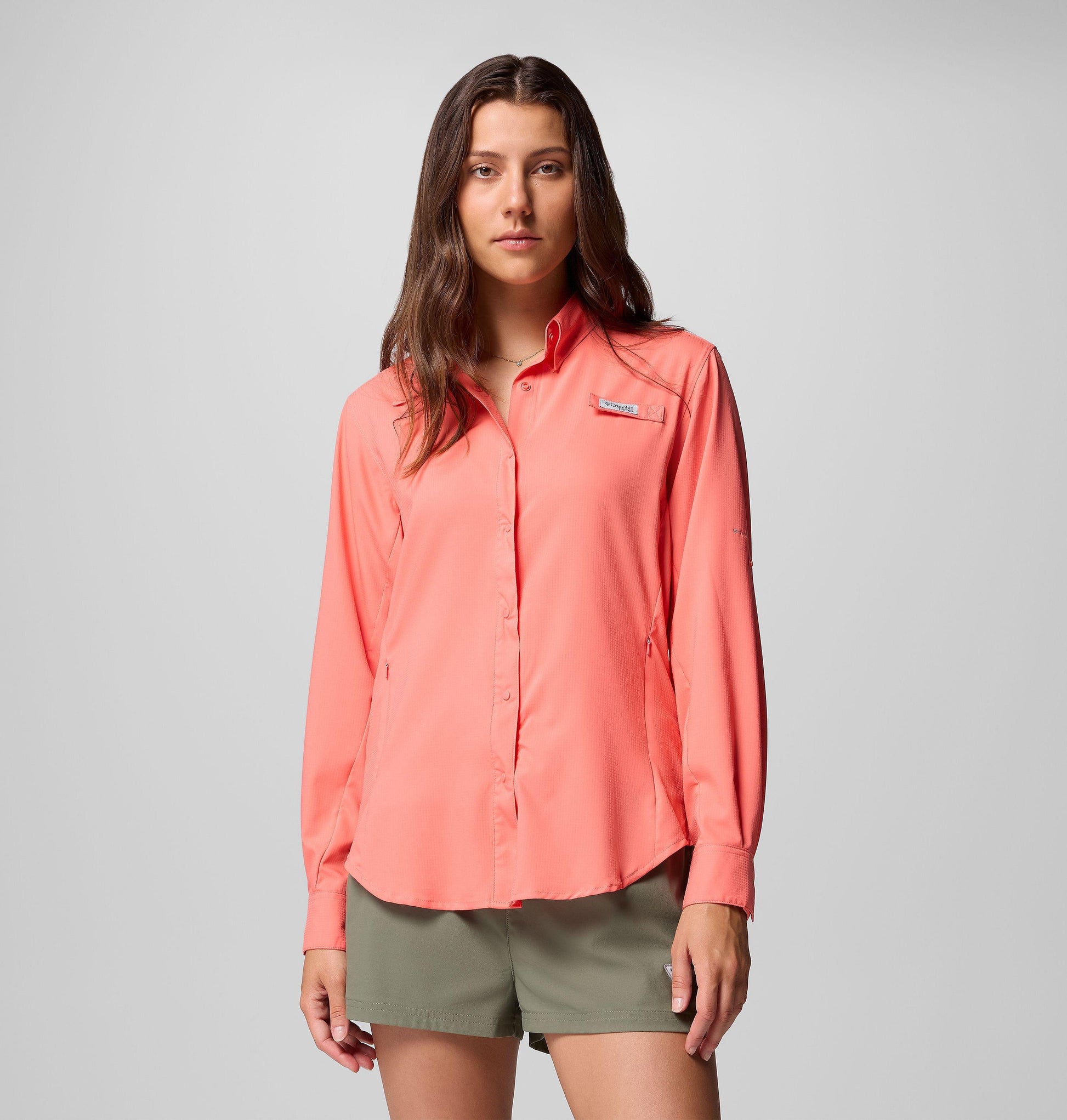 Camisa Columbia Dama 1275701-854 frente