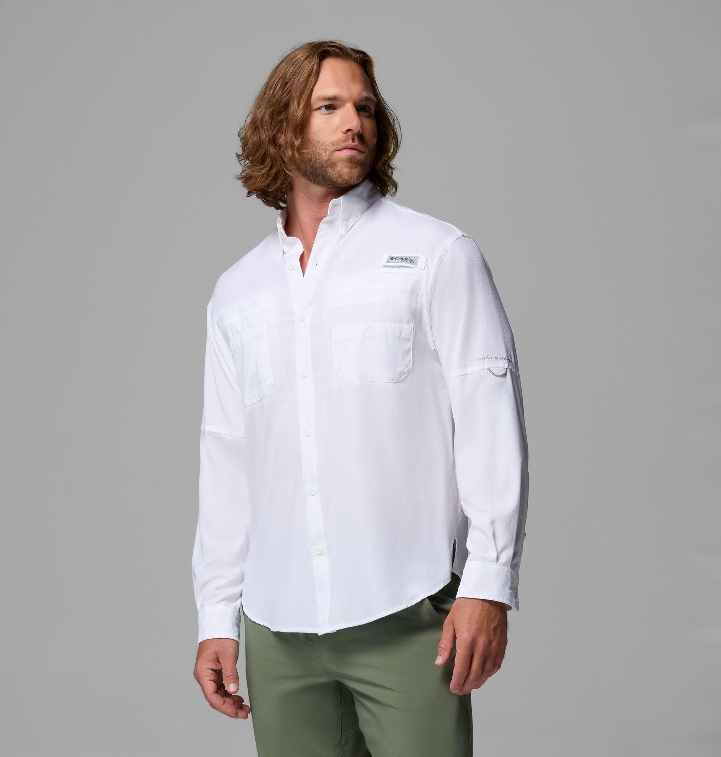 Camisa Columbia Caballero 1286061-100 detalle 1