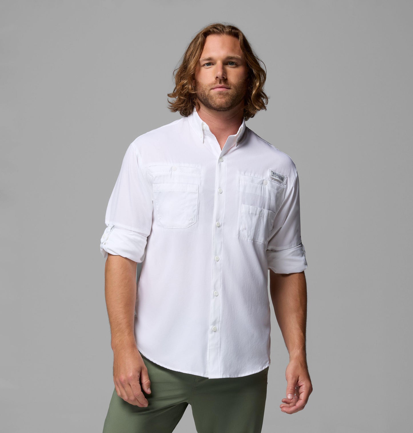 Camisa Columbia Caballero 1286061-100 detalle 2