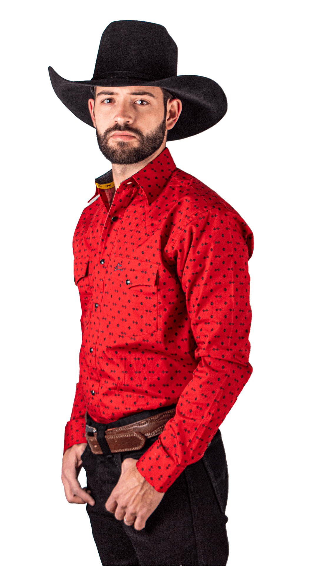 Camisa Vaquera Nativo Base Roja CHH148