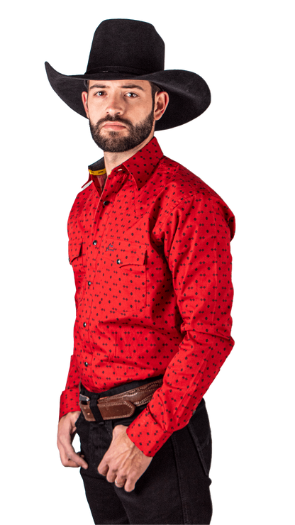 Camisa Vaquera Nativo Base Roja CHH148