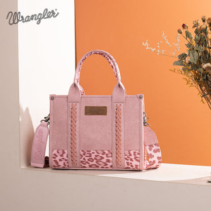 Bolsa Wrangler Leopard Print Rosa WG102-8120SPK uso