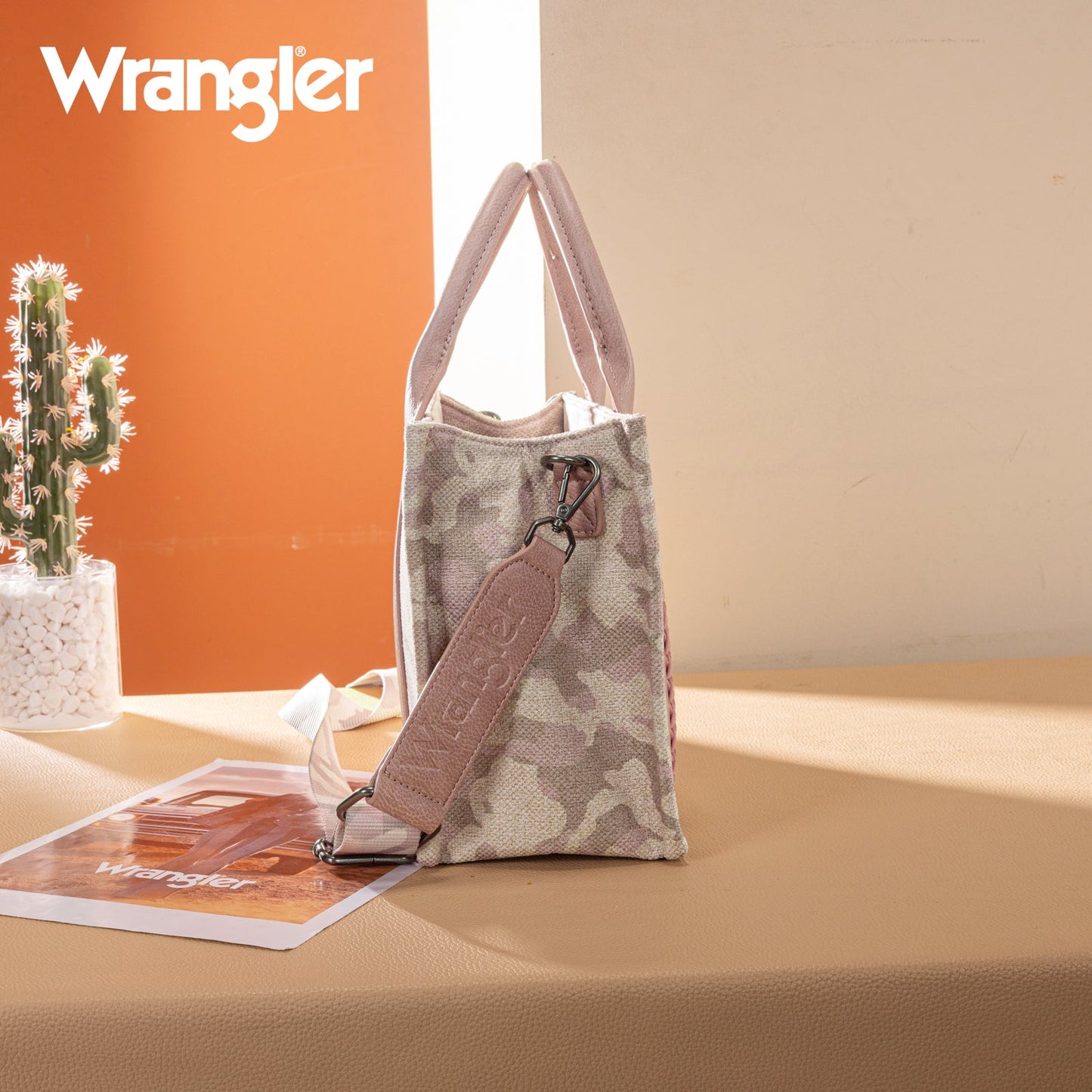 Bolsa Wrangler WG286-8120SPK rosa interior