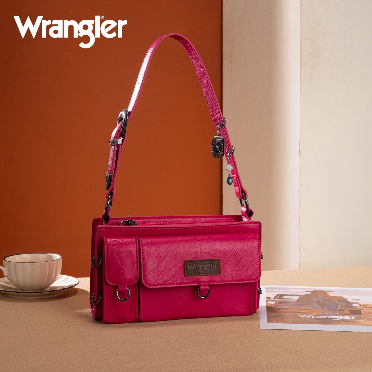 Bolsa Wrangler WG300-523HPK hot pink frontal