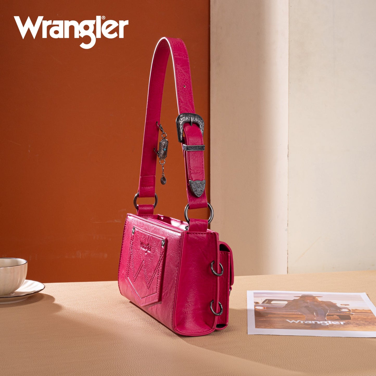 Bolsa Wrangler WG300-523HPK hot pink interior