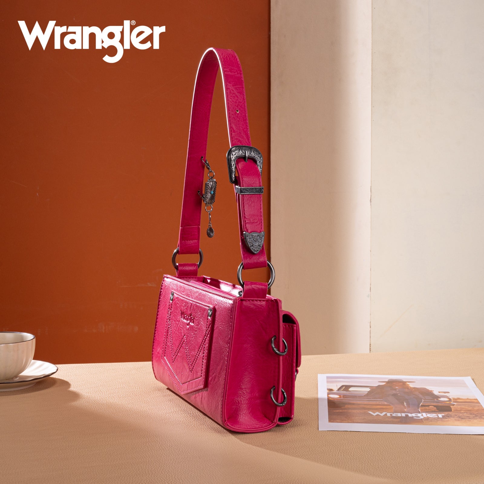 Bolsa Wrangler WG300-523HPK hot pink interior