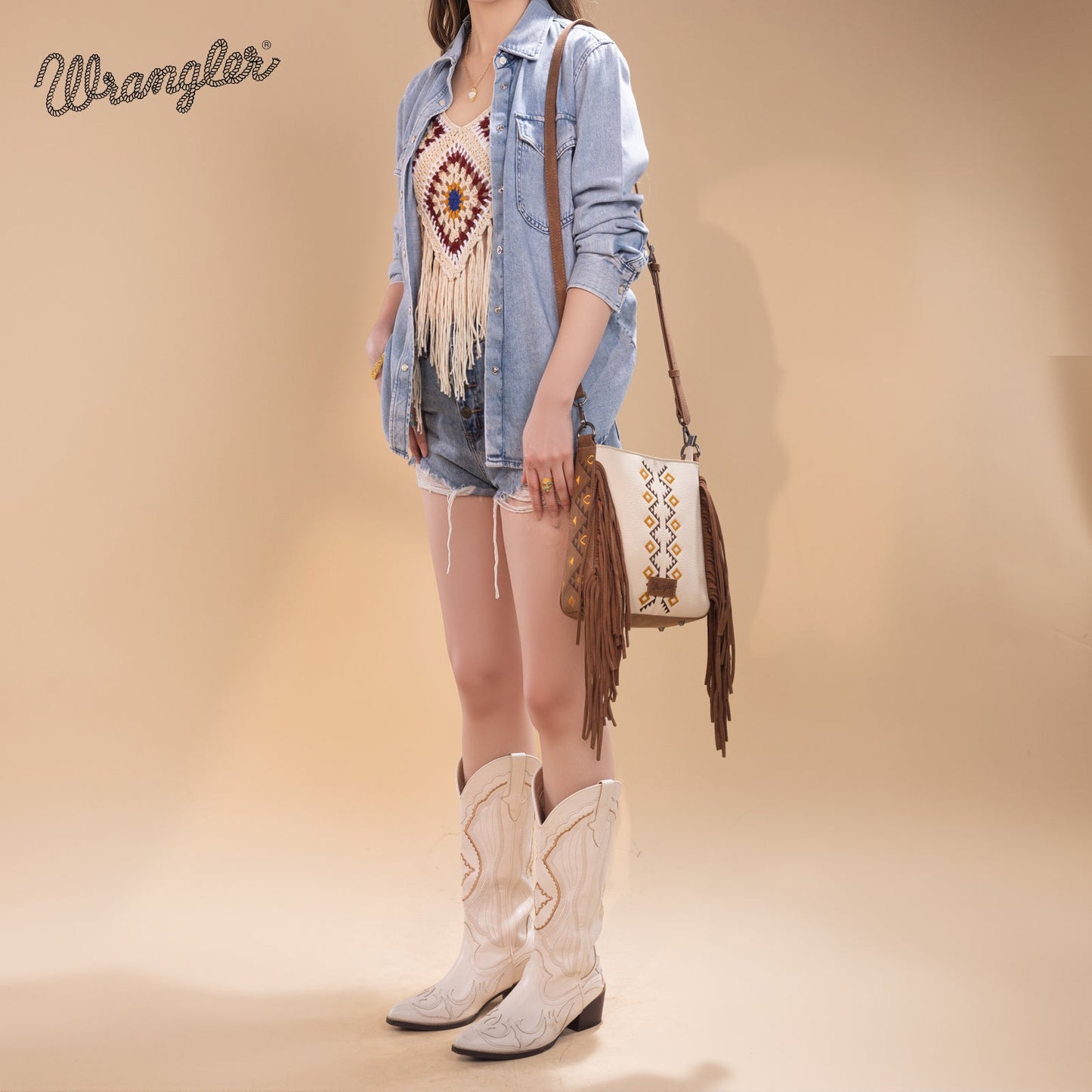 Bolsa Wrangler WG233-8360BG beige interior