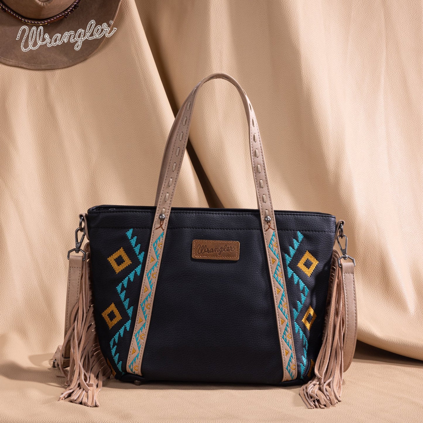 Bolsa Wrangler WG233-2009BK negra vista principal