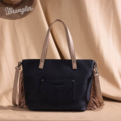 Bolsa Wrangler WG233-2009BK negra lateral