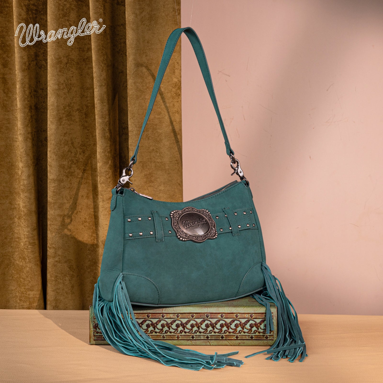 Bolsa Wrangler WG241-2022TQ turquesa vista principal