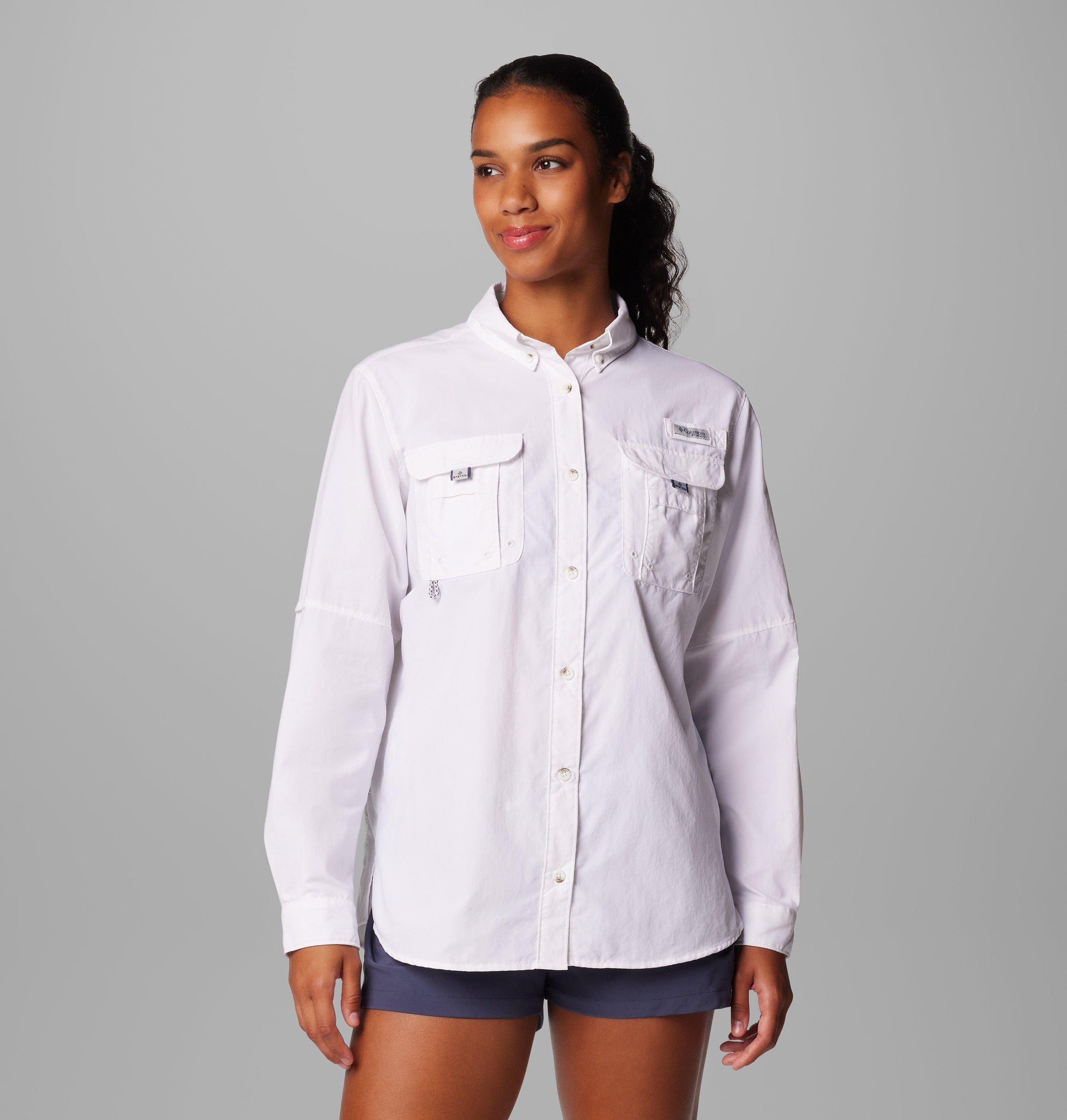 Camisa Columbia Dama 2092981-100 frente