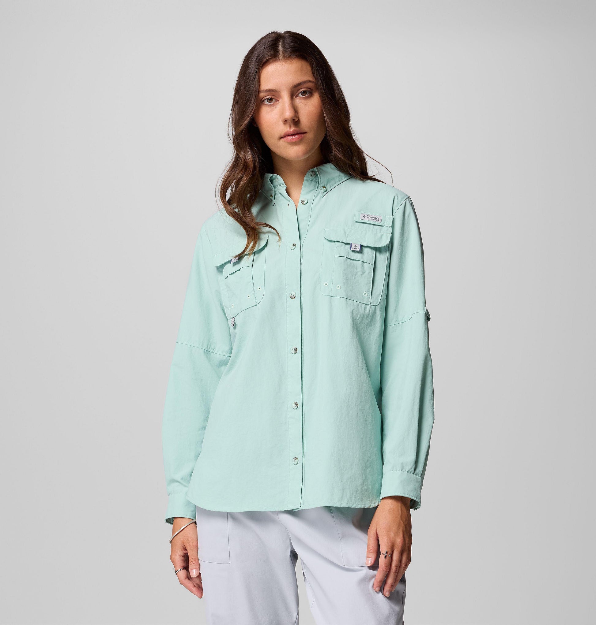 Camisa Columbia Dama 2092981-357 frente
