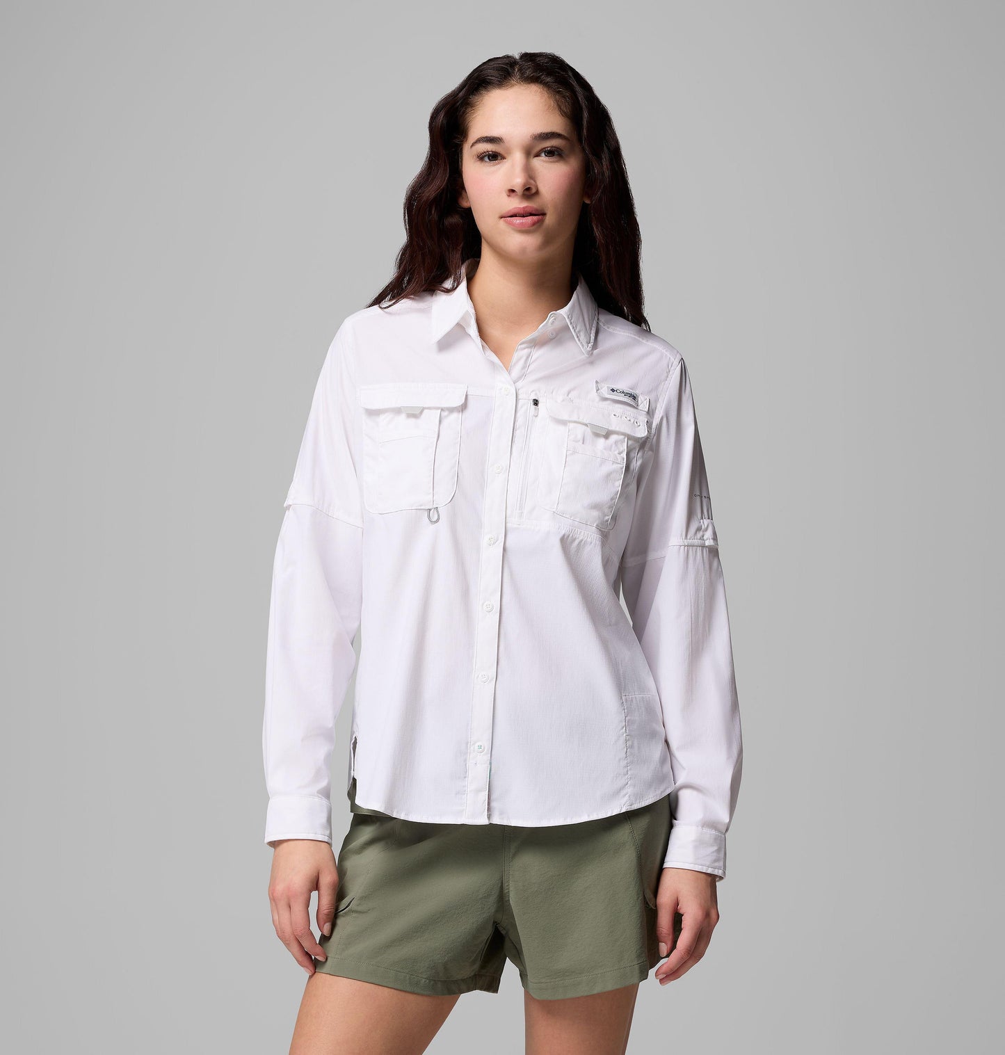 Camisa Columbia Dama 2135101-100 frente