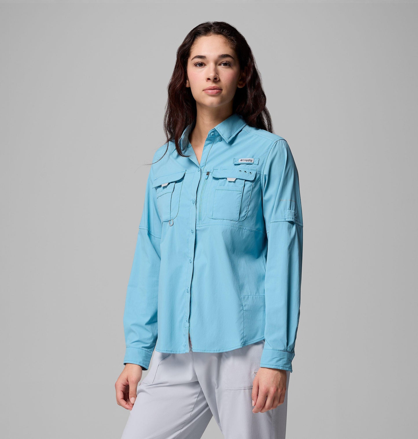 Camisa Columbia Dama 2135101-455 frente