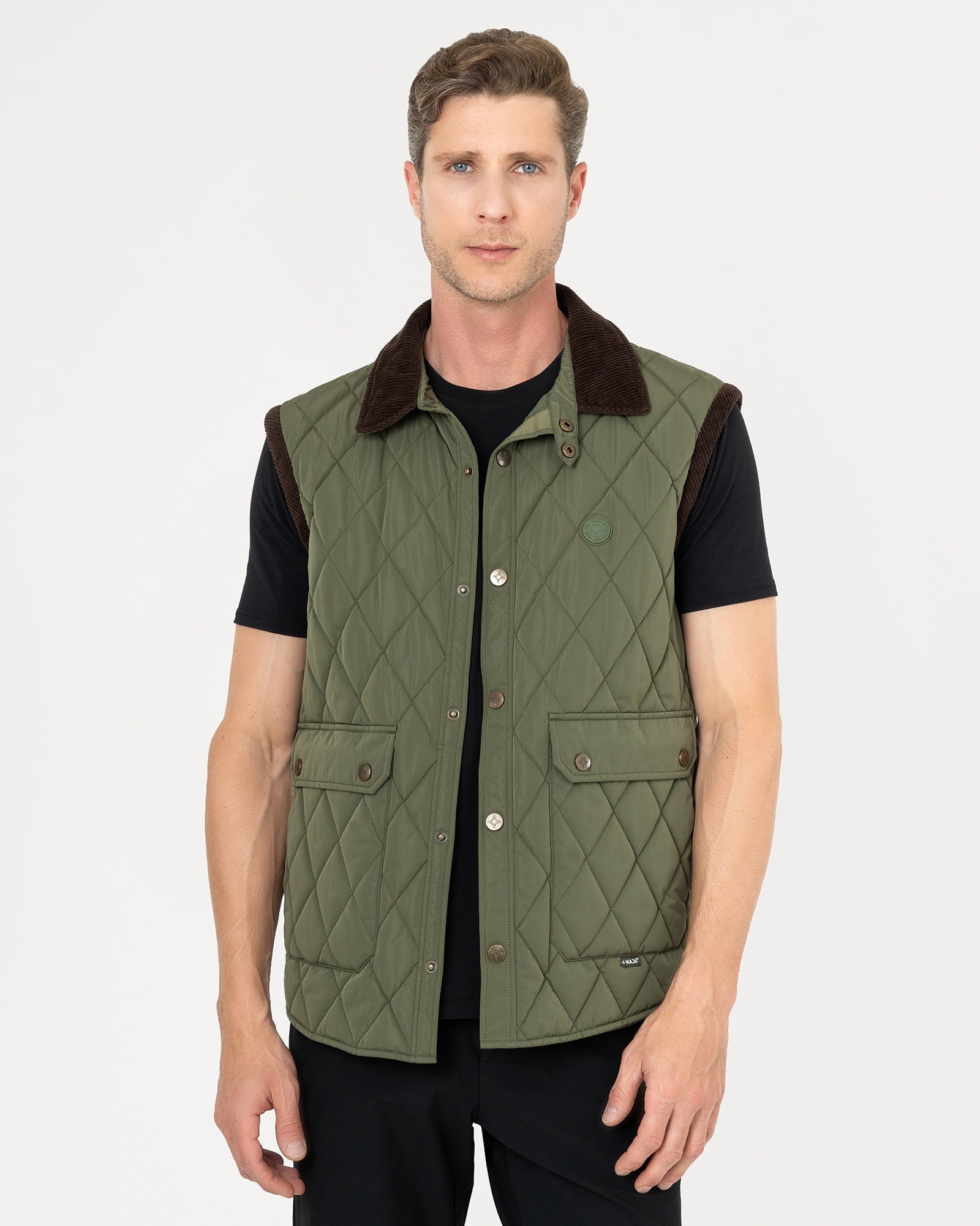 Chaleco Caballero Maja Sahuaro Verde Militar CCF41