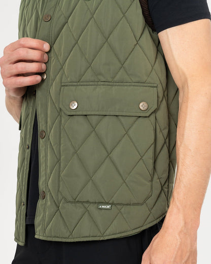 Chaleco Caballero Maja Sahuaro Verde Militar CCF41