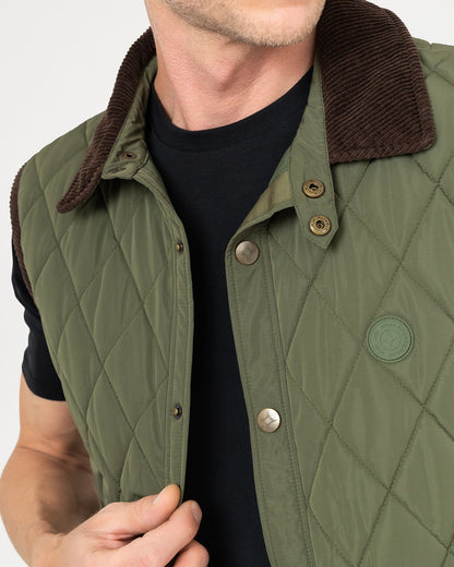 Chaleco Caballero Maja Sahuaro Verde Militar CCF41
