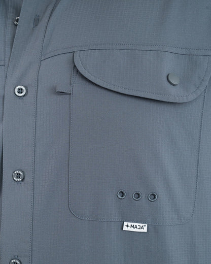 Camisa Caballero Maja Outdoor Signature Gris Azulado CCO128
