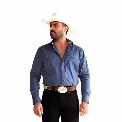 Camisa Vaquera Denver Navy CHH163