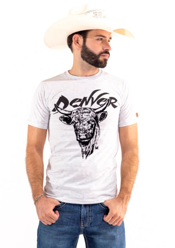 Playera Para Caballero Jaspe-Avena TSC001