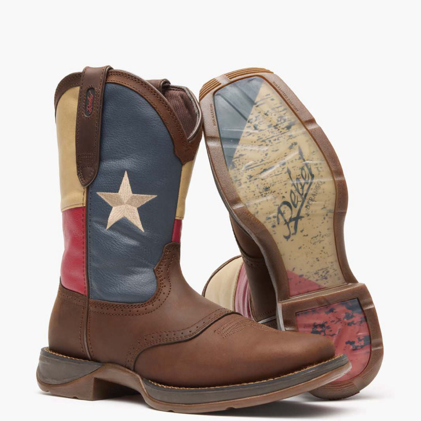 Bota Durango Caballero Rebel Texas Flag DB4446-EE suela