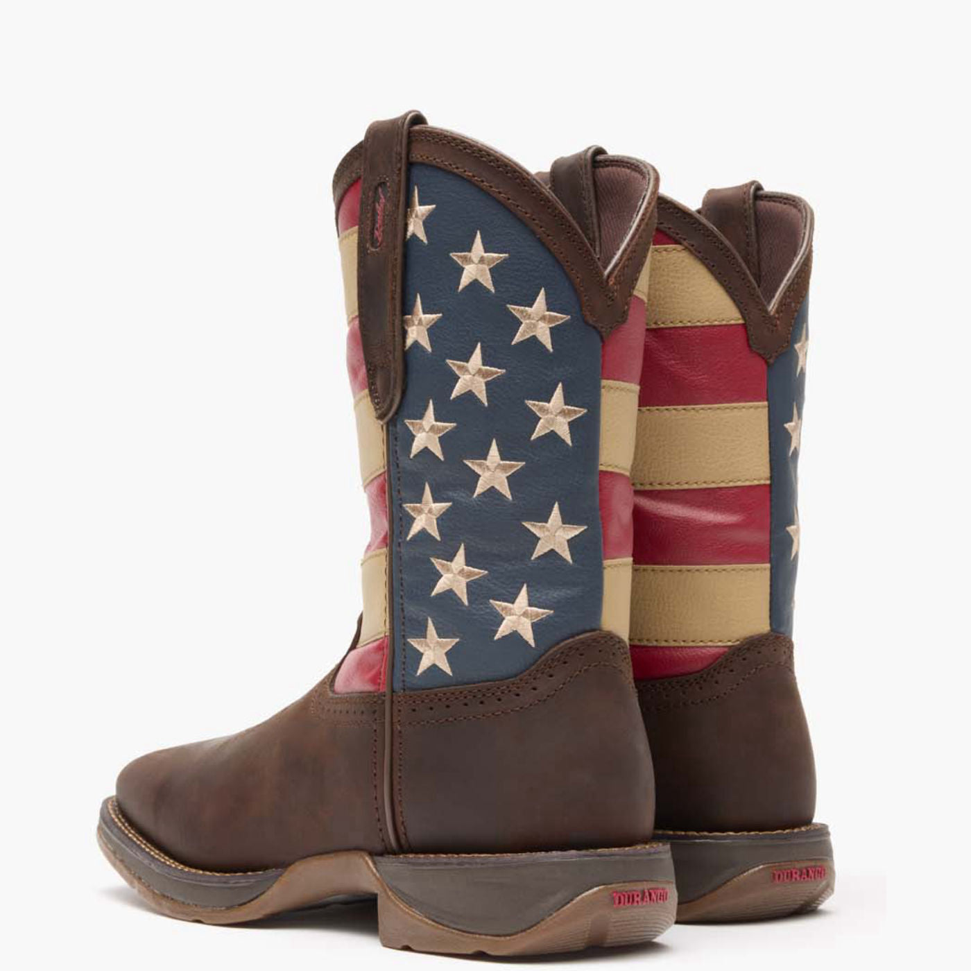 Bota Durango Caballero Rebel Patriotic Pull-On DB5554-EE atrás