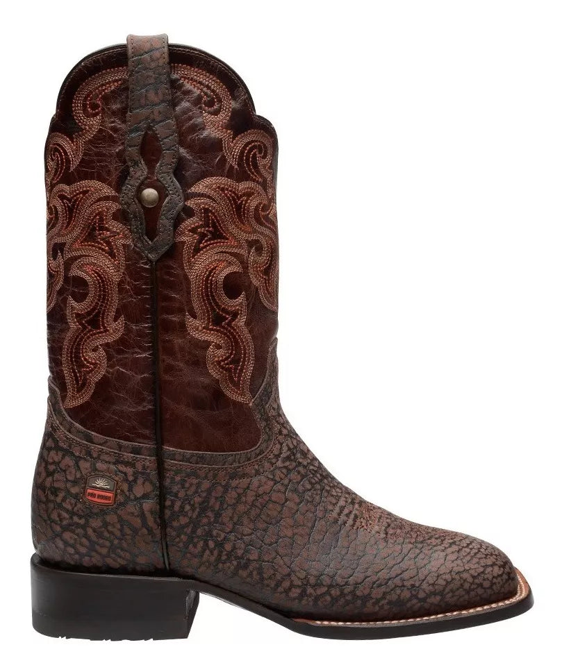 Bota Vaquera Para Hombre Rio Grande Cuello De Toro Mexicali