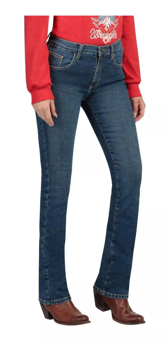 Pantalón Jeans High Rise Flare Wrangler Mujer 104