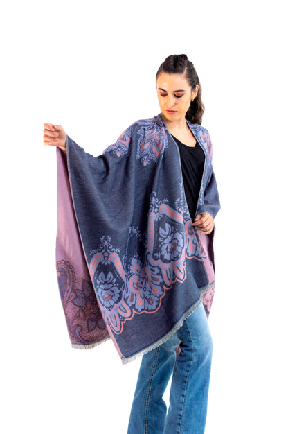 Poncho Icy Denver Blue