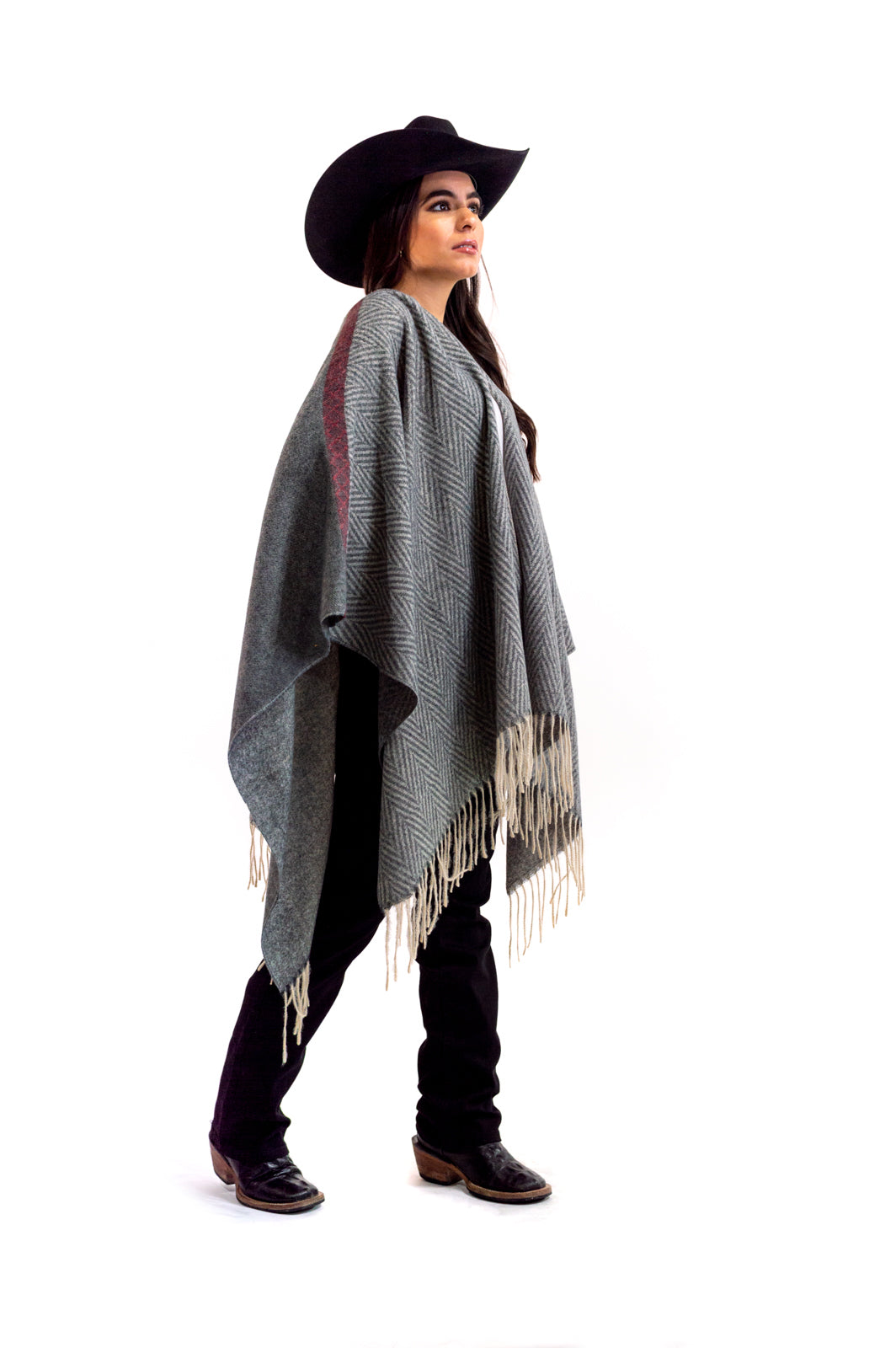 Poncho Icy Denver Gray