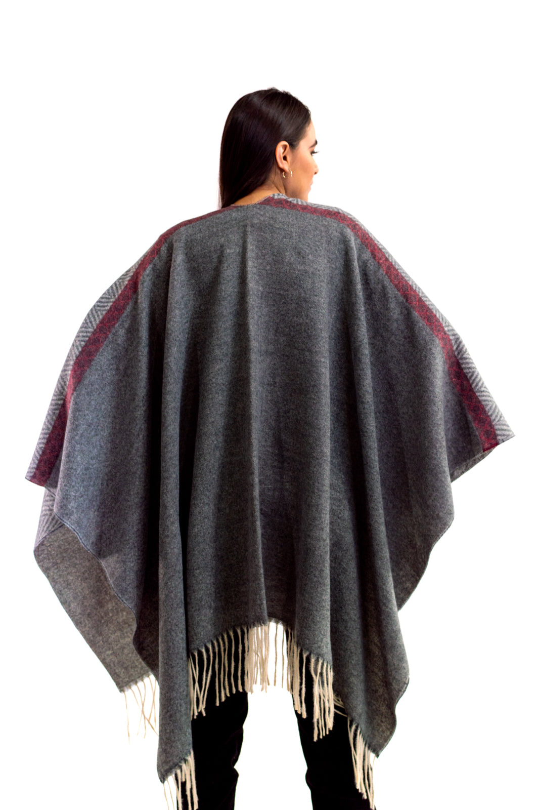 Poncho Icy Denver Gray