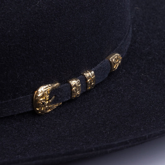 Texana Larry Mahan El Oro 6X Black Copa 65