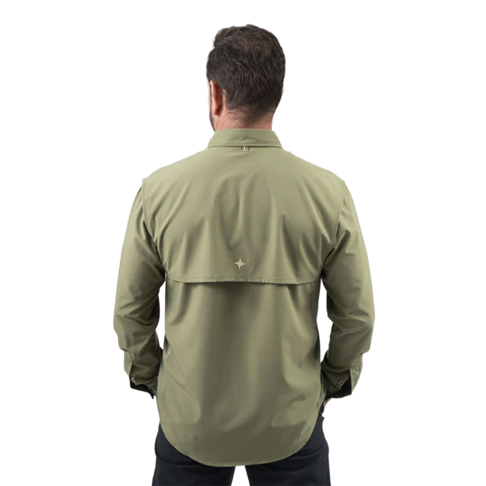 Camisa Caballero Maja Outdoor Signature Verde Aceituna CCO18