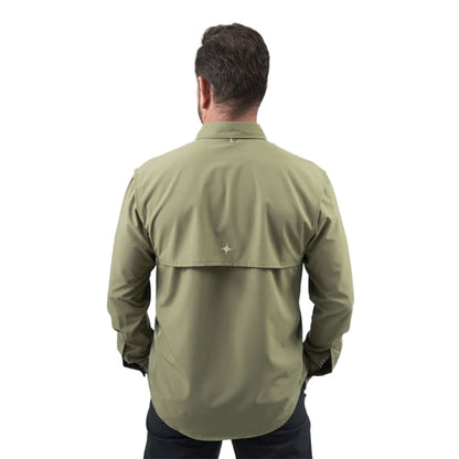 Camisa Caballero Maja Outdoor Signature Verde Aceituna CCO18