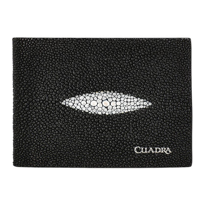 Cartera en piel genuina de mantarraya