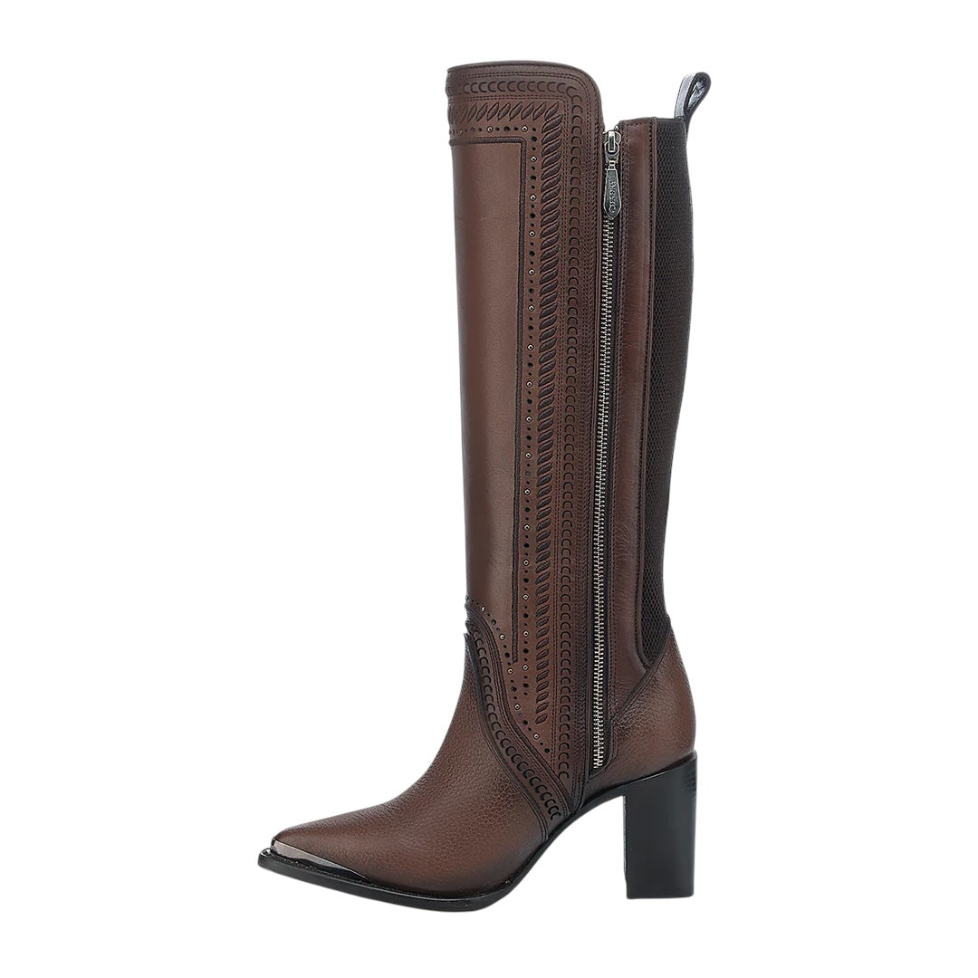Bota casual en piel genuina para dama