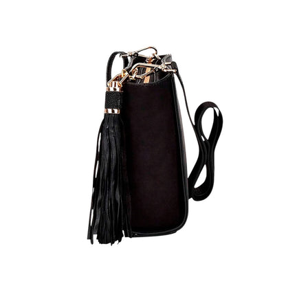 Crossbody en piel genuina de mantarraya para dama
