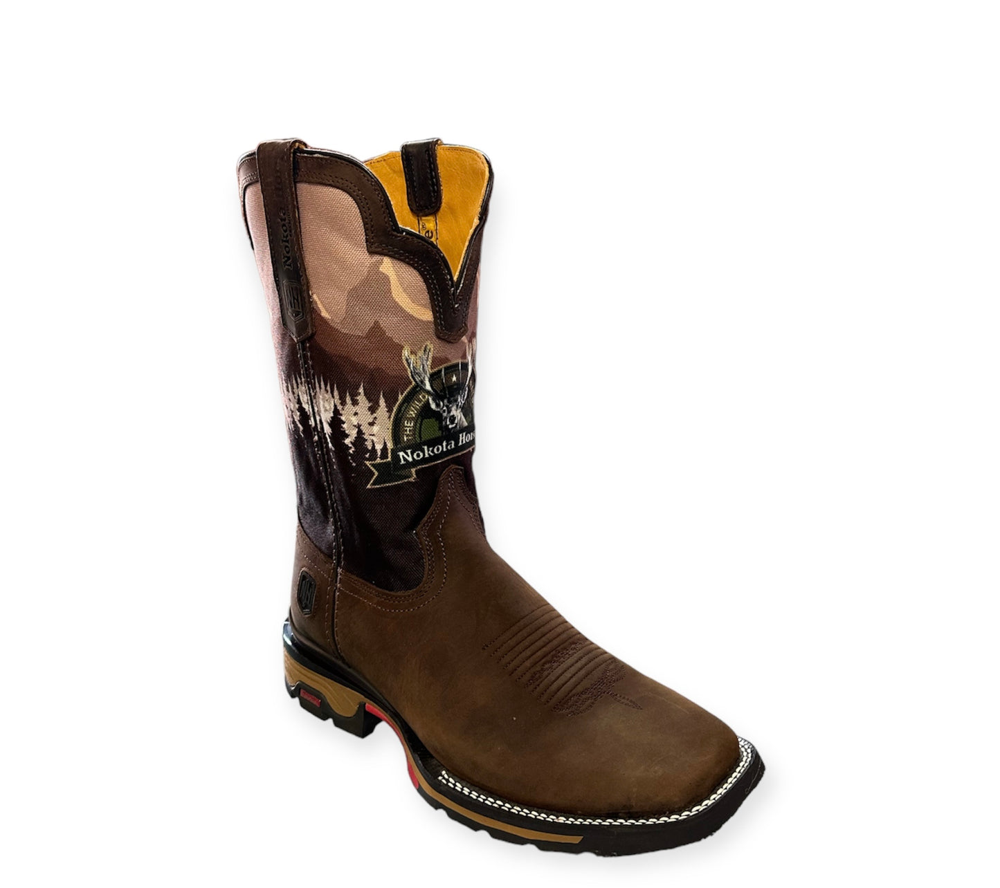 Bota Nokota horse Hunter 18 redwood lona deer