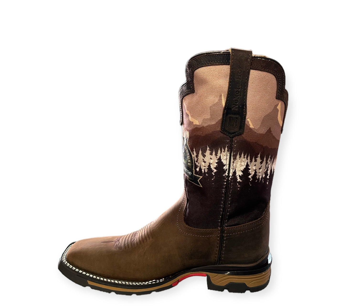 Bota Nokota horse Hunter 18 redwood lona deer