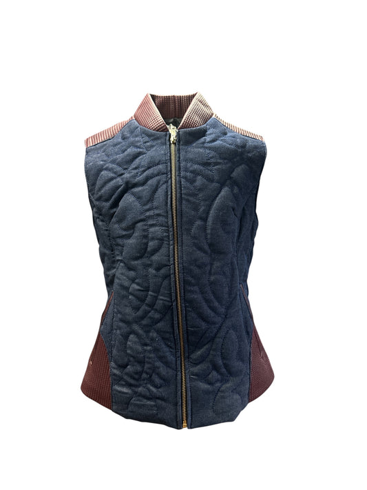 Chaleco dama Old West Piel con mezclilla