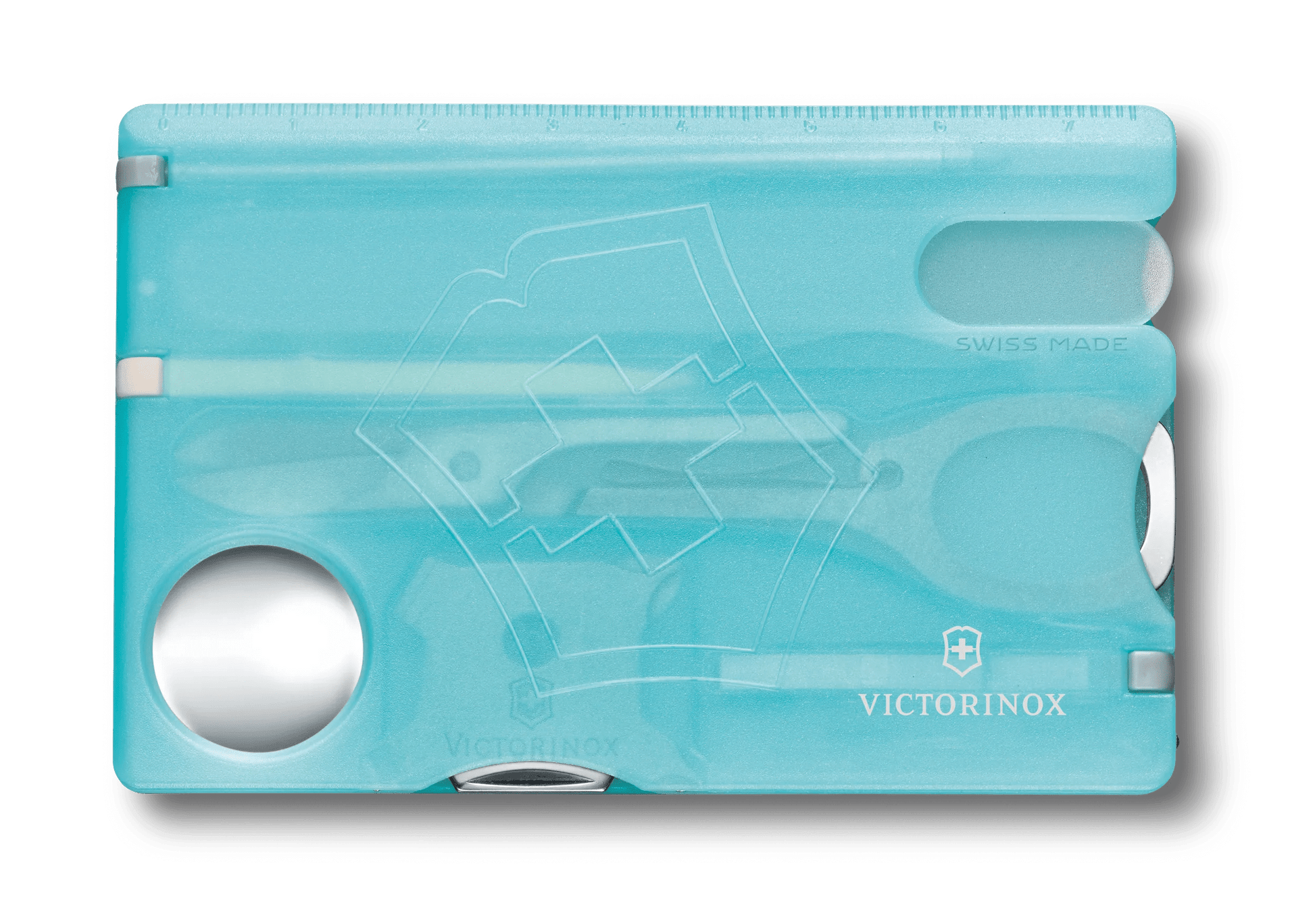 Victorinox SwissCard Nailcare Azul Transparente 0.7240.T21