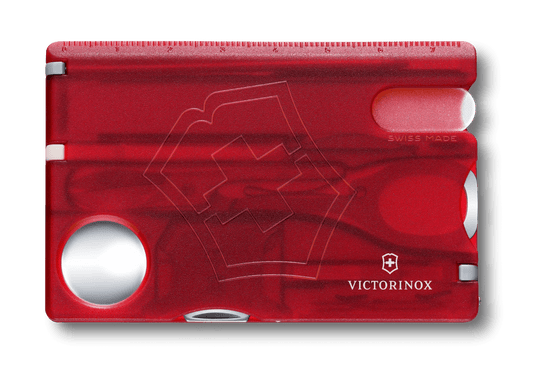 Victorinox SwissCard Nailcare Roja Transparente 0.7240.T