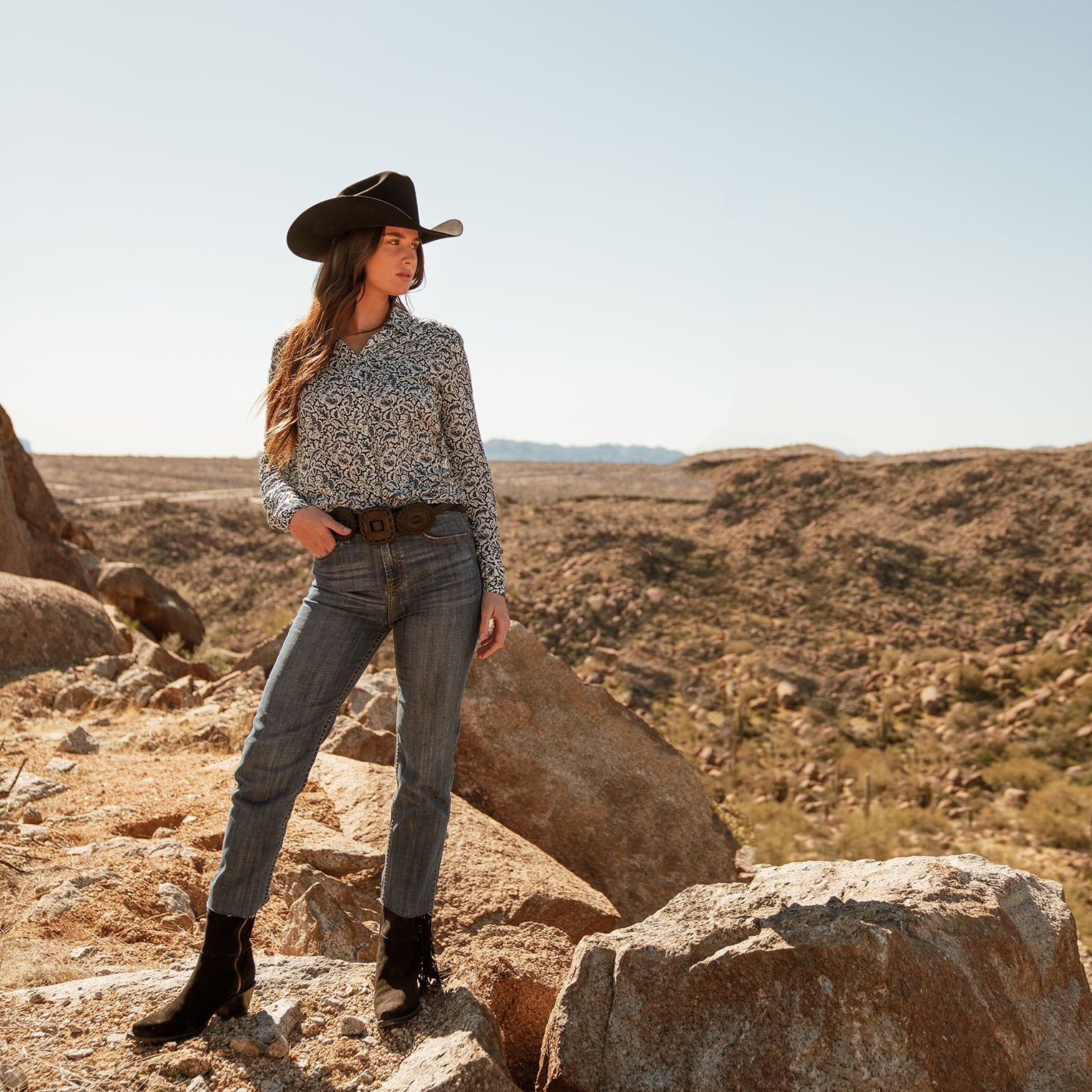Detalle Texana Stetson Skyline 6X Black
