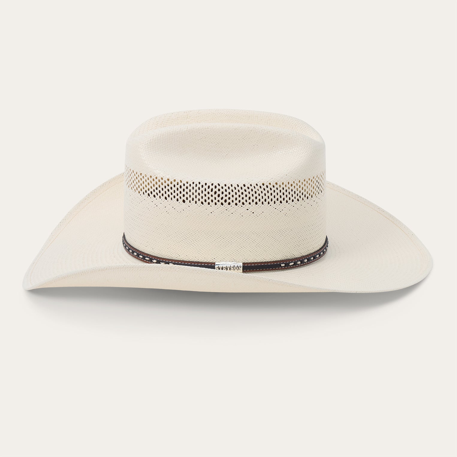 Vista lateral Sombrero Stetson Crowley 10X Natural