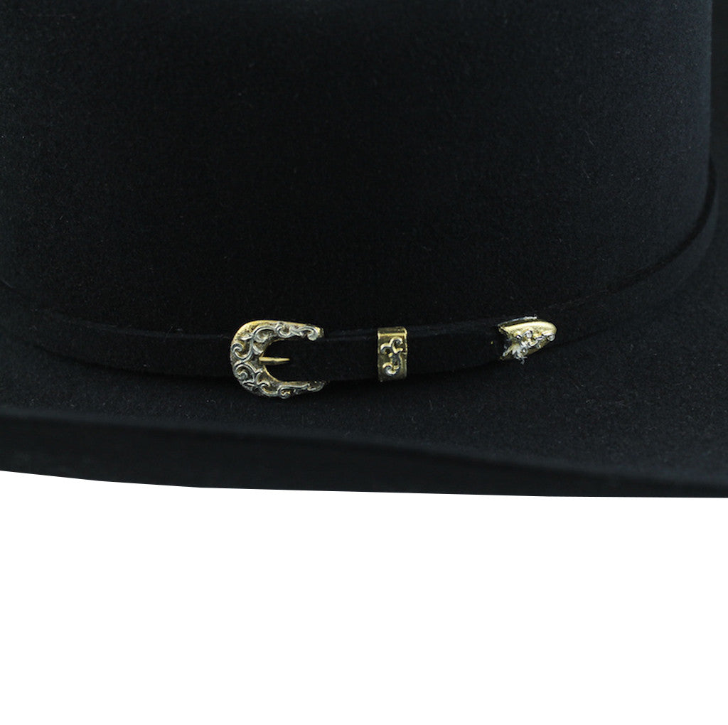 Detalle Texana Stetson Palacio 6X Black