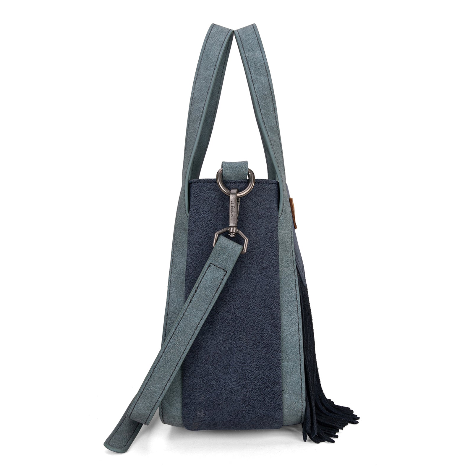 Bolsa Wrangler W Stitch Fringe Navy detalle