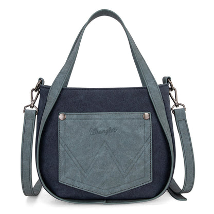 Bolsa Wrangler W Stitch Fringe Navy posterior
