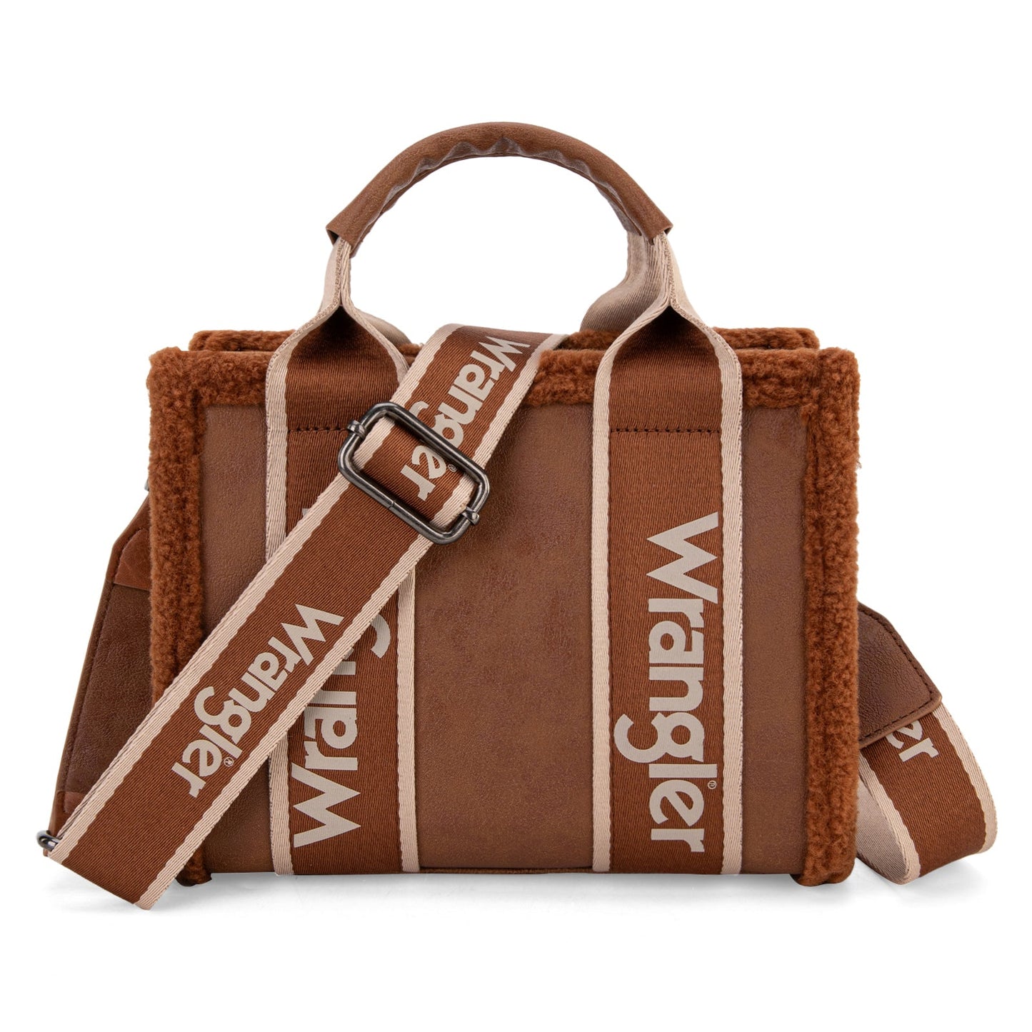 Bolsa Wrangler Sherpa Canvas WG181-8120SBR detalle frontal