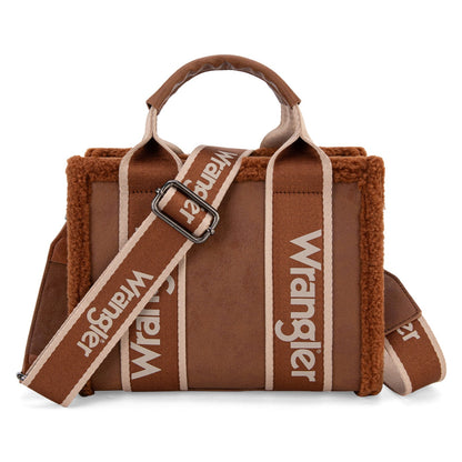Bolsa Wrangler Sherpa Canvas WG181-8120SBR detalle frontal
